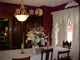 hutch in dining room